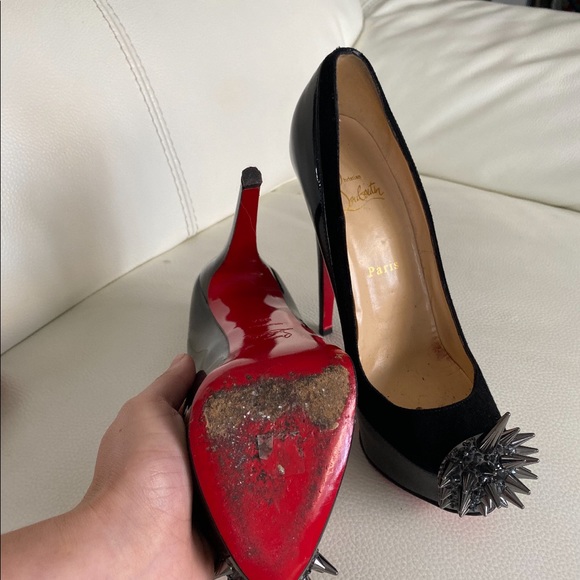 used red bottom heels